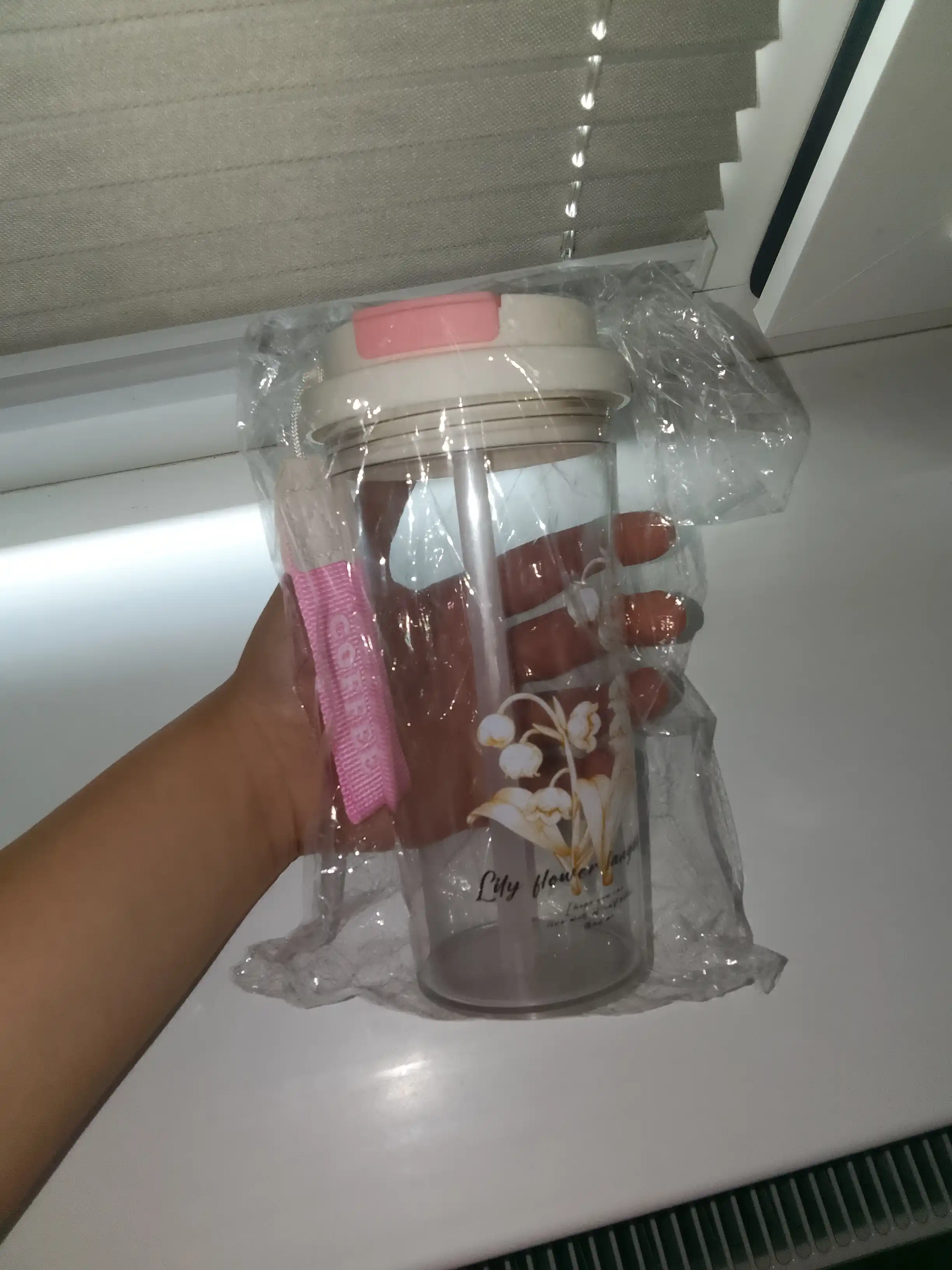Suv shishasi, zamonaviy Prinsessa suv shishasi, qizlar shishasi, 580 ml