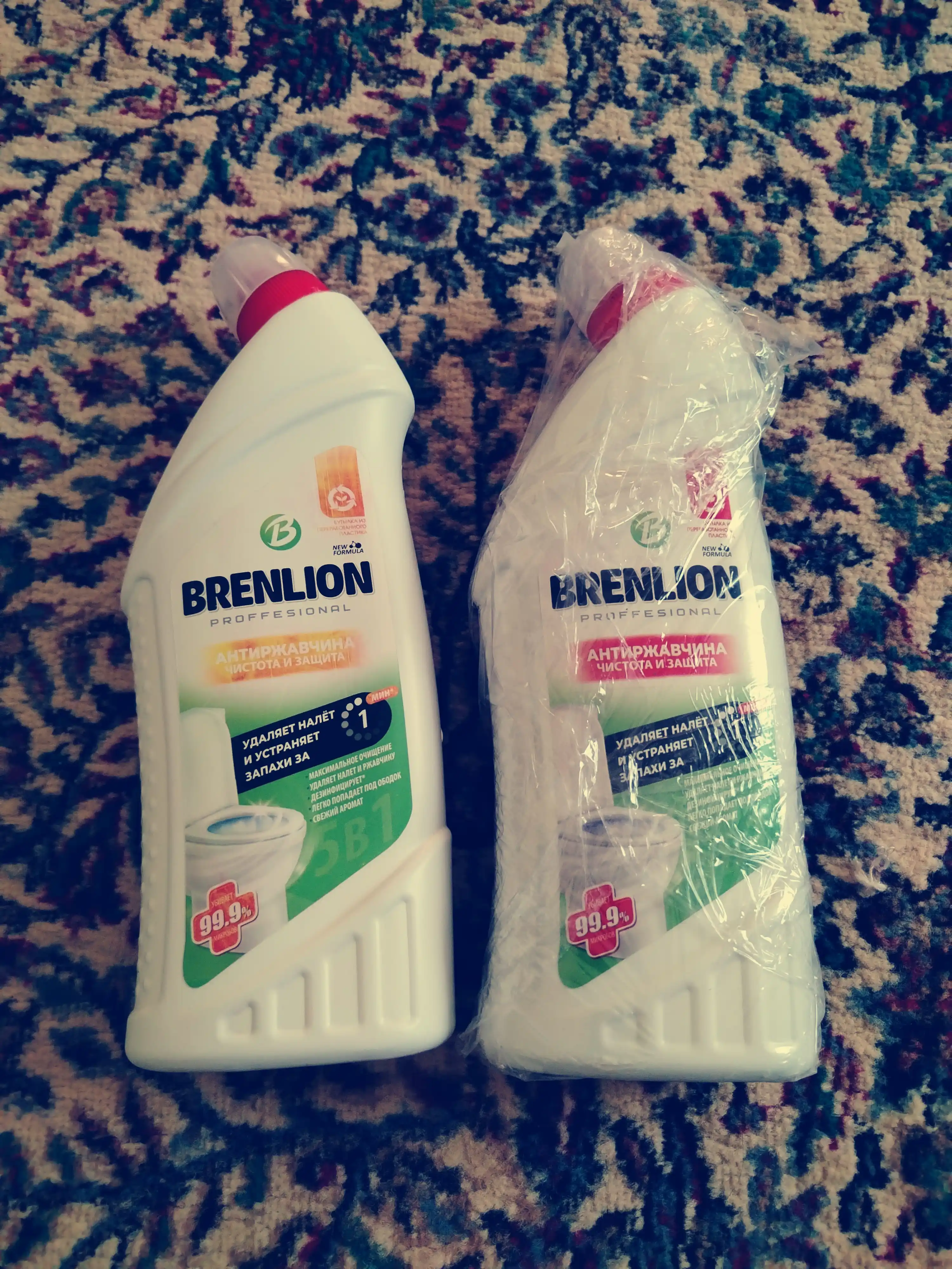 Чистящее средство для ванной и унитаза Brenlion 5в1 от ржавчины, бактерий и налета