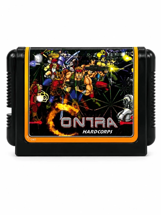 Sega Mega Drive 16-Bit Contra Hard Corps kartriji  MK3 Battletoads Top Gear 2 - 