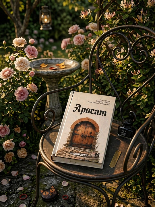 Arosat kitobi, Qodir Akbar, falsafiy badiiy roman, o‘zbek tilida