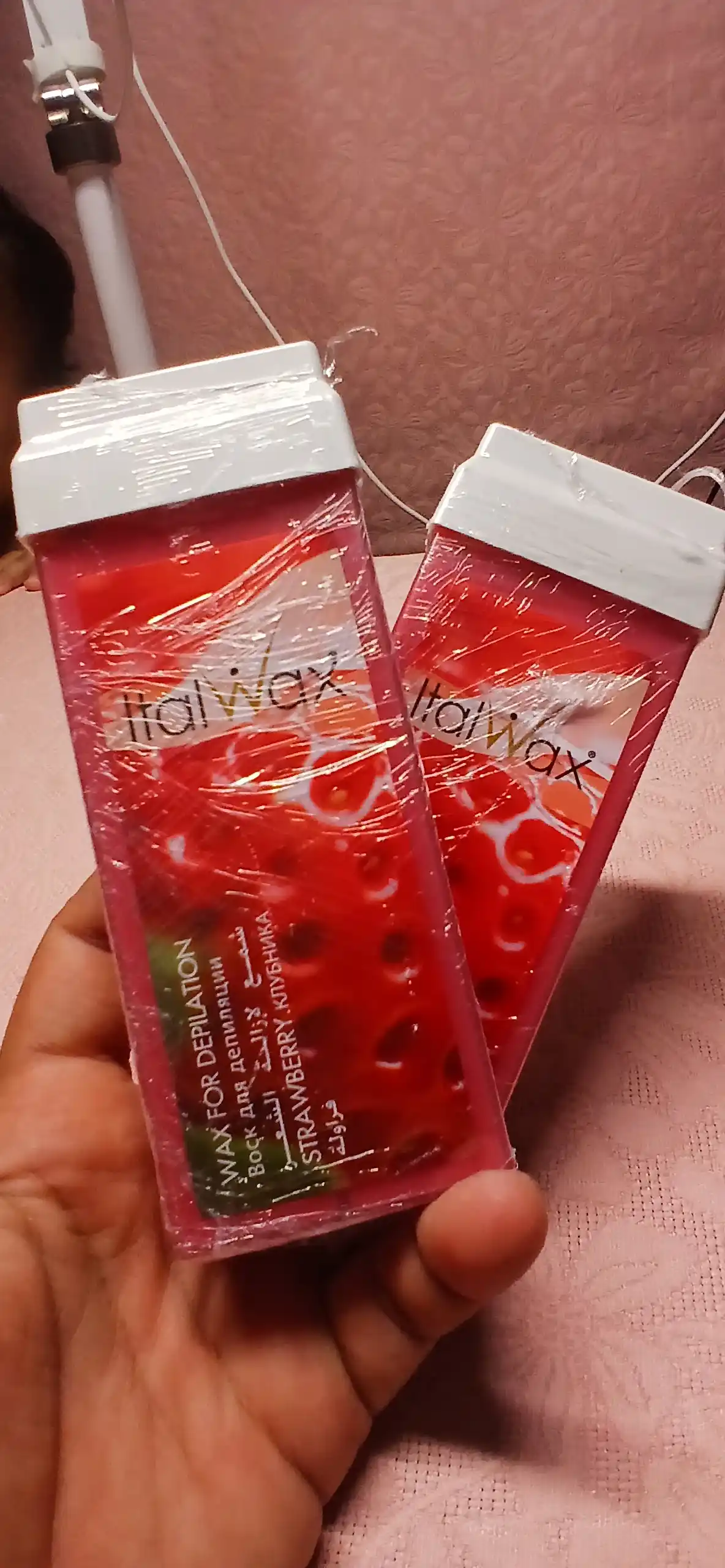Italwax «Qulupnay» kartrijdagi depilyatsiya mumi, 100 ml
