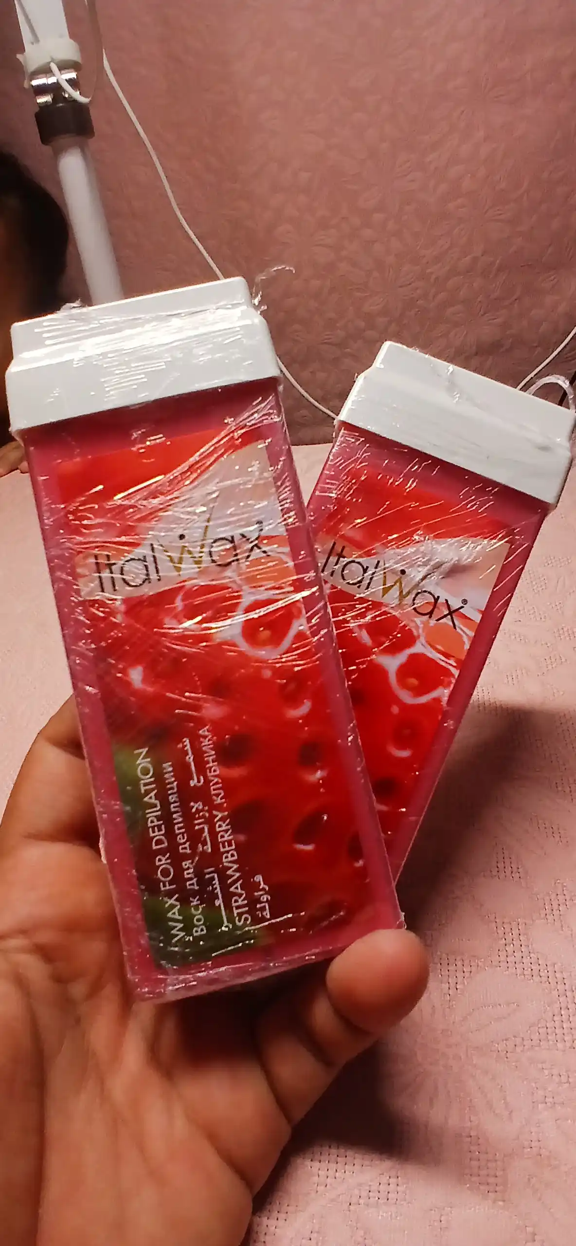 Italwax «Qulupnay» kartrijdagi depilyatsiya mumi, 100 ml
