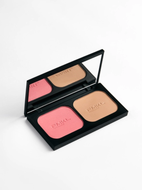 PMKL SUNSET Face Palette №01 — mayin pushti rumyana va och bronzer