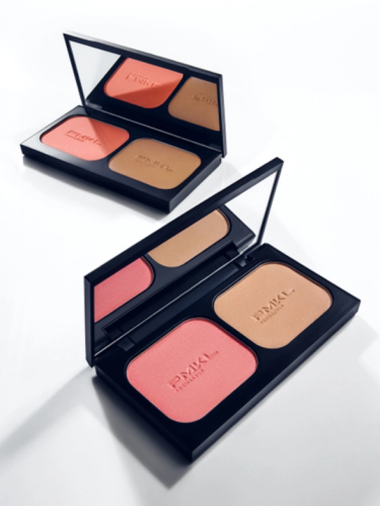 PMKL SUNSET Face Palette №01 — mayin pushti rumyana va och bronzer