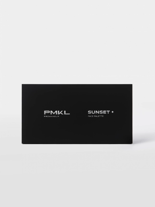 PMKL SUNSET face palette #02 коралловые румяна и темный бронзер
