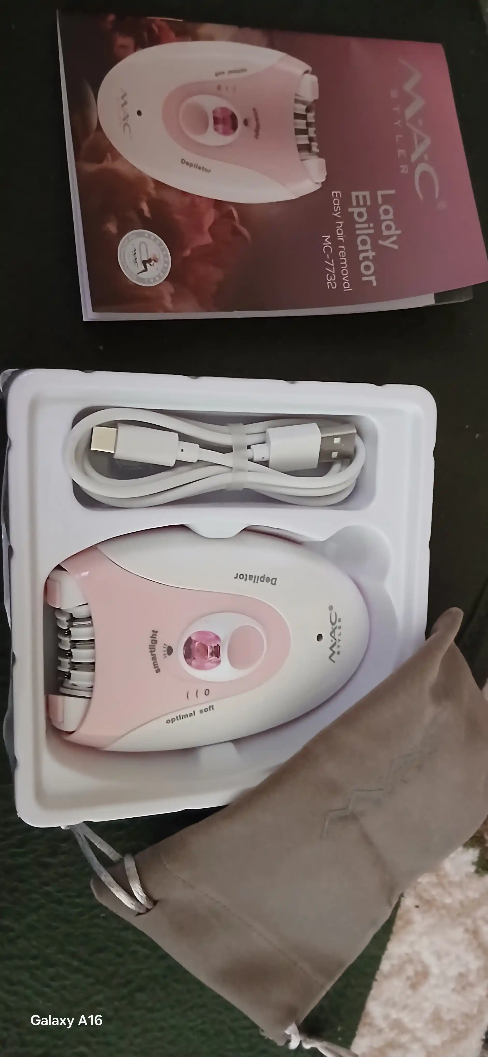 Simsiz epilyator M.A.C. Styler, ayollar uchun professional depilyator