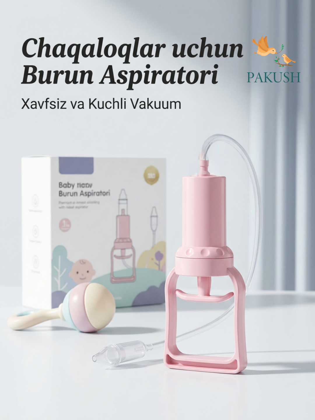 Burun aspiratori, bolalar uchun, mexanik - 