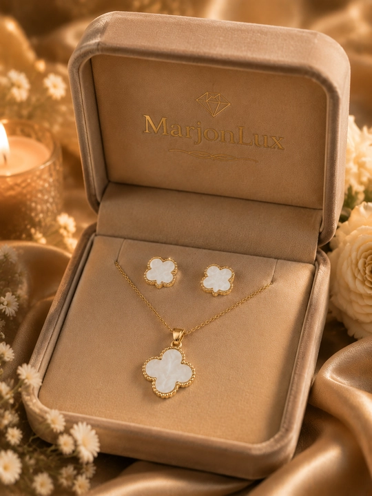 Комплект украшений, Van Cleef, для девушек, комплект, с цепочкой