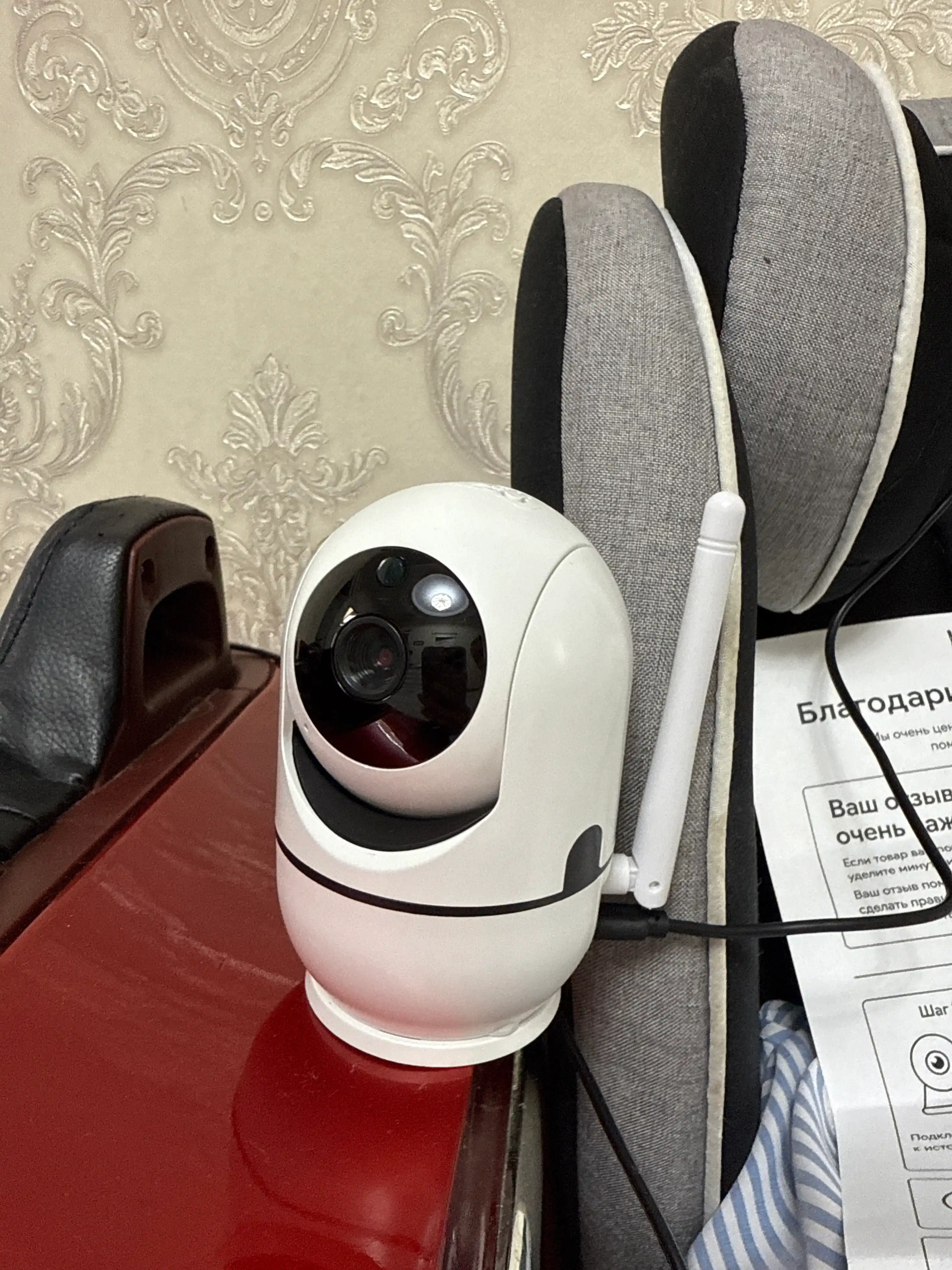 Видеоняня WiFi 360°, IP камера видеонаблюдения для дома, Full HD 1080P