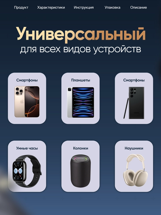 Повербанк iPhone android, Power bank внешний аккумулятор, 10000, 20000, 30000