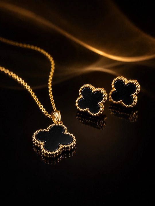 Комплект украшений, Van Cleef, для девушек, комплект, с цепочкой