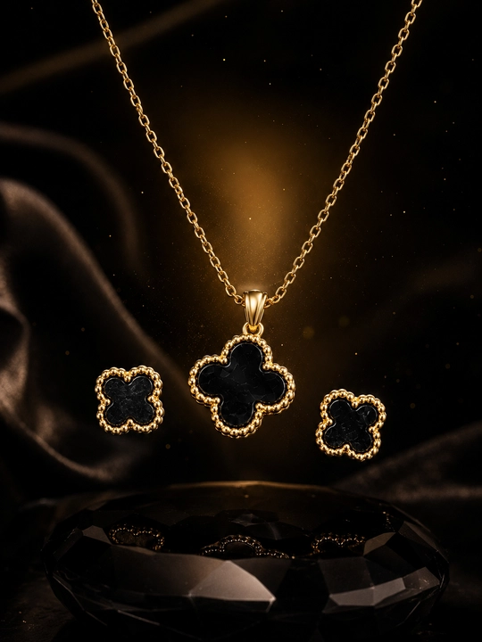 Комплект украшений, Van Cleef, для девушек, комплект, с цепочкой