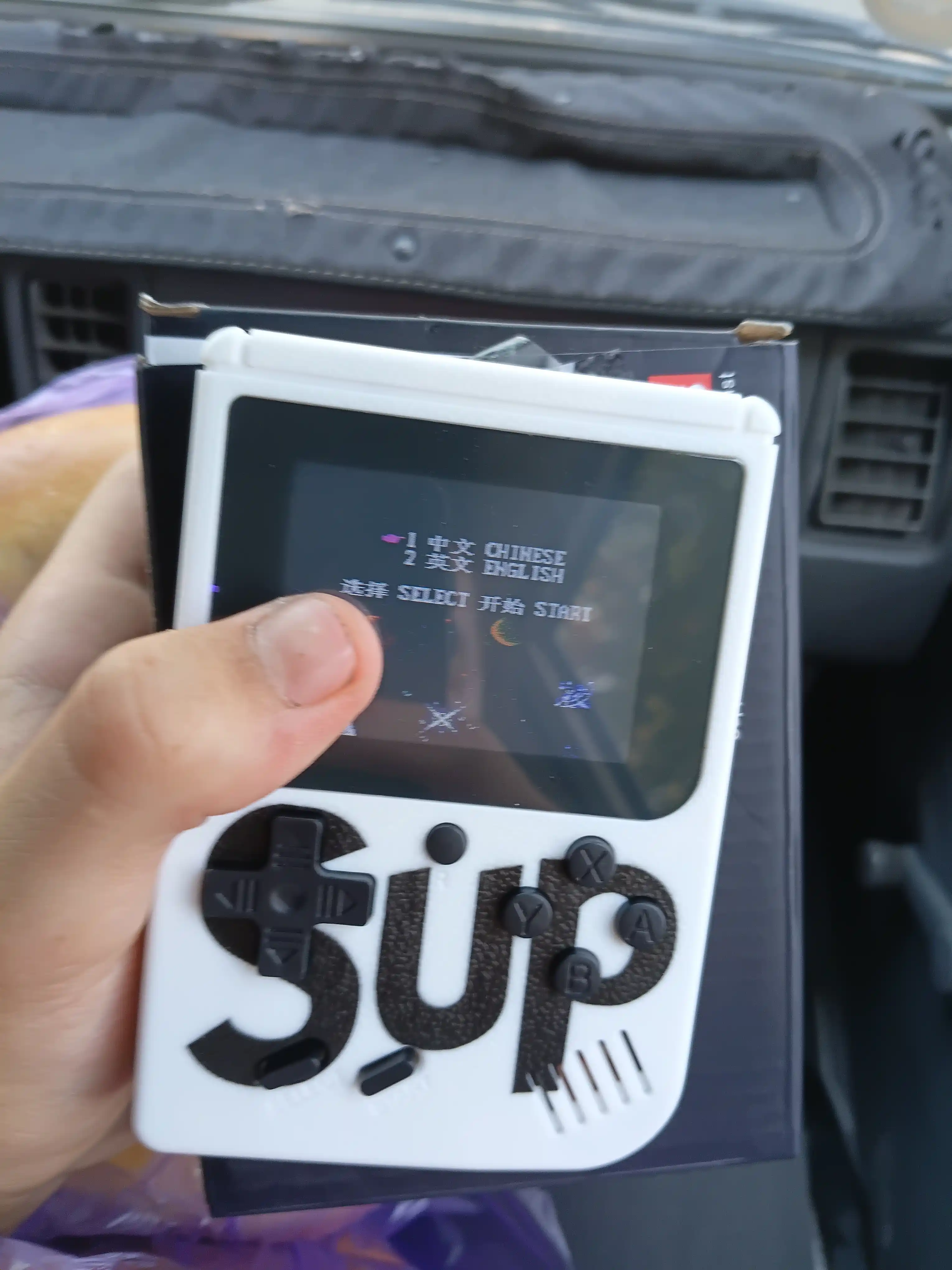 SUP Game Box o‘yin pristavkasi, portativ konsol, cho‘ntak o‘yin pristavkasi, tetris