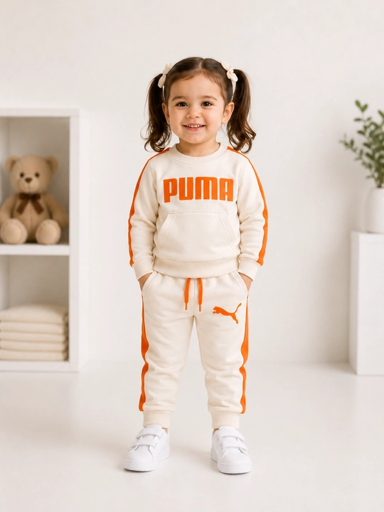 Детский спортивный костюм PUMA 2–4 года для мальчиков и девочек, мягкий комплект