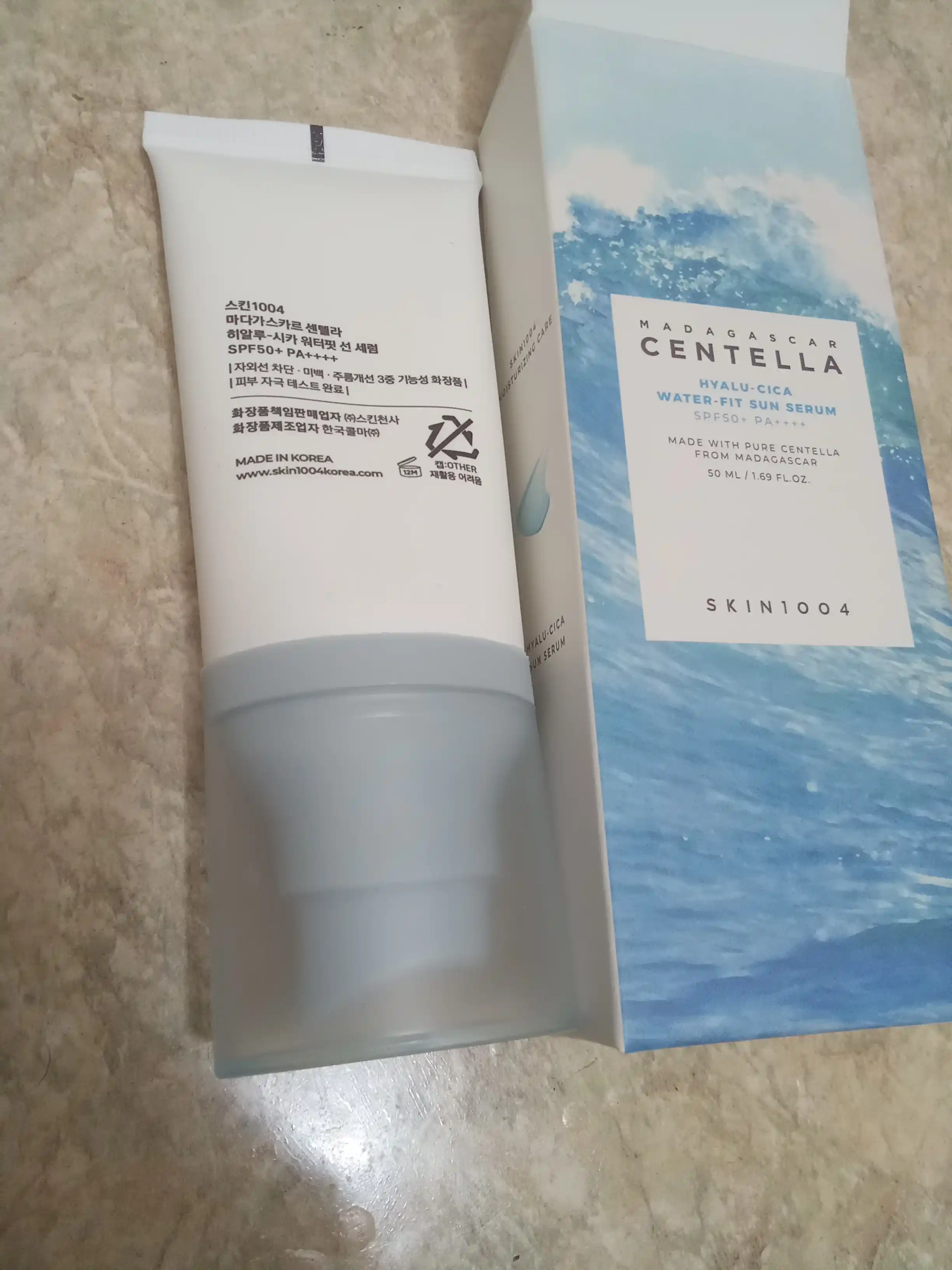 Солнцезащитный крем для лица с центеллой SPF50+ PA++++ 