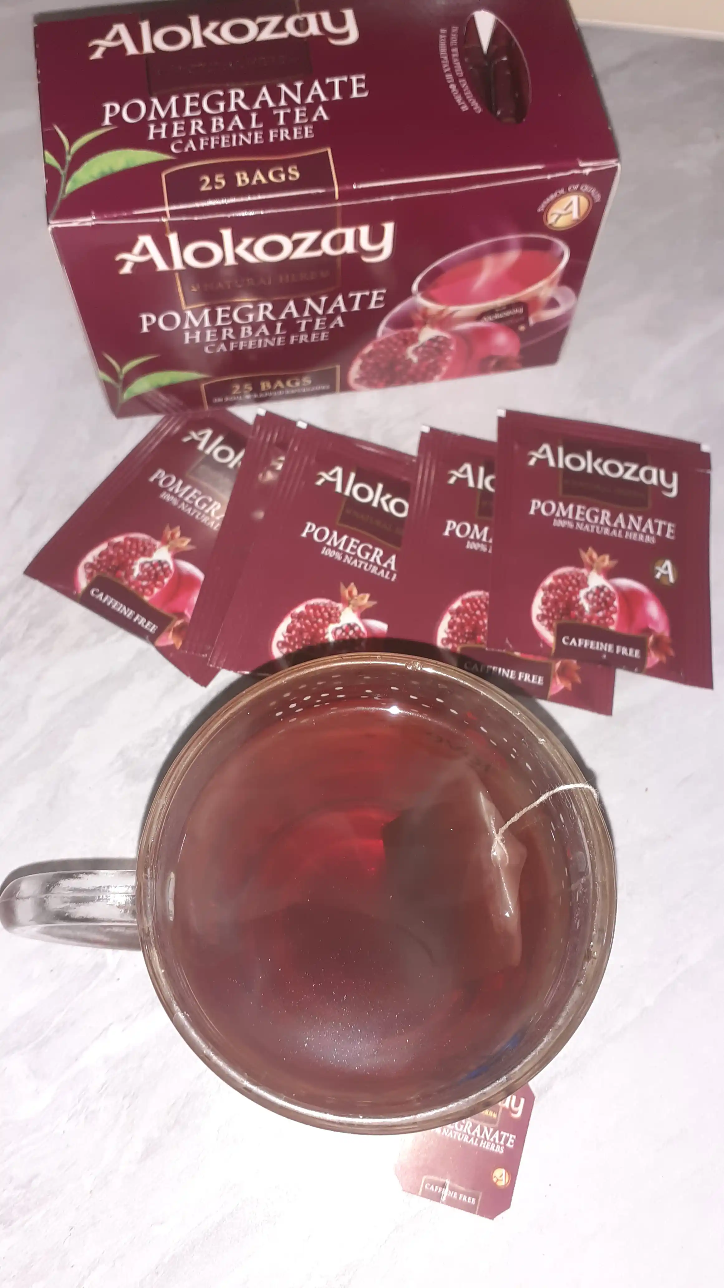 Alokozay Травяной Чай 25 пак, Ройбуш, Мята, Гранат, Ромашка, Имбирь, Лимон, Фенхель