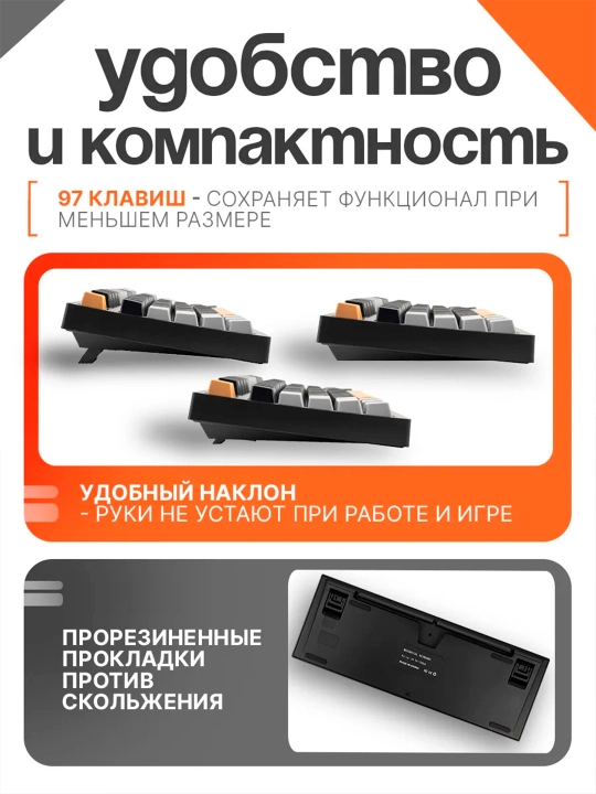 K98 klaviaturalar oyin uchun, mexanichiski chikkilab ovoz chiqarib turadi