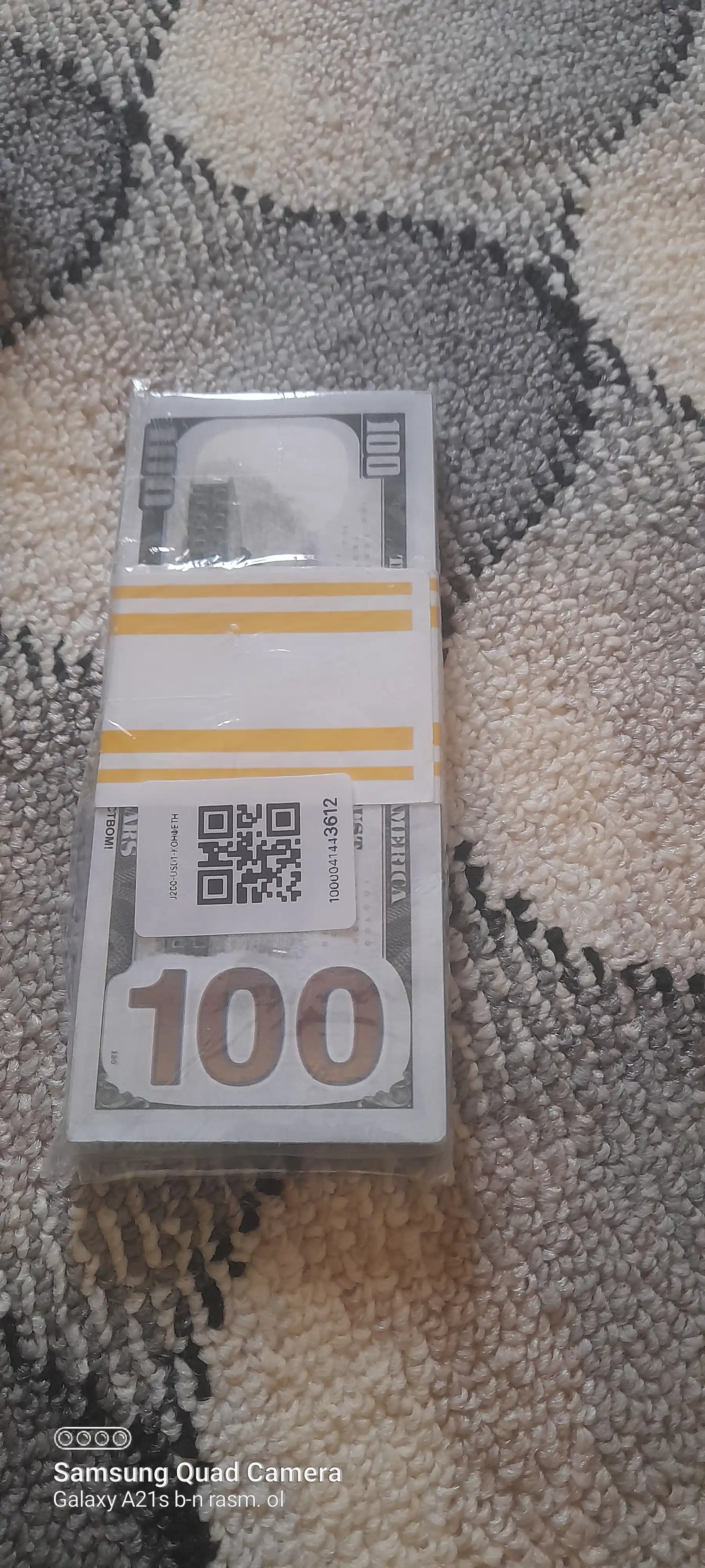 Dollar suvenir, soxta pullar, 100 USD