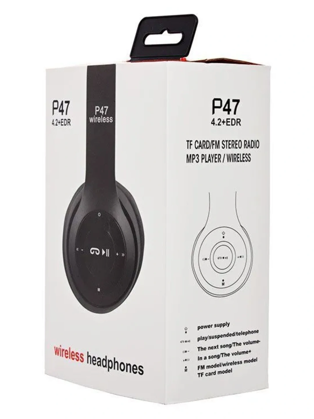 P47 Wireless Bluetooth Quloqchin – Stereo Ovoz, Mikrofon, TF Karta va AUX Ulanish