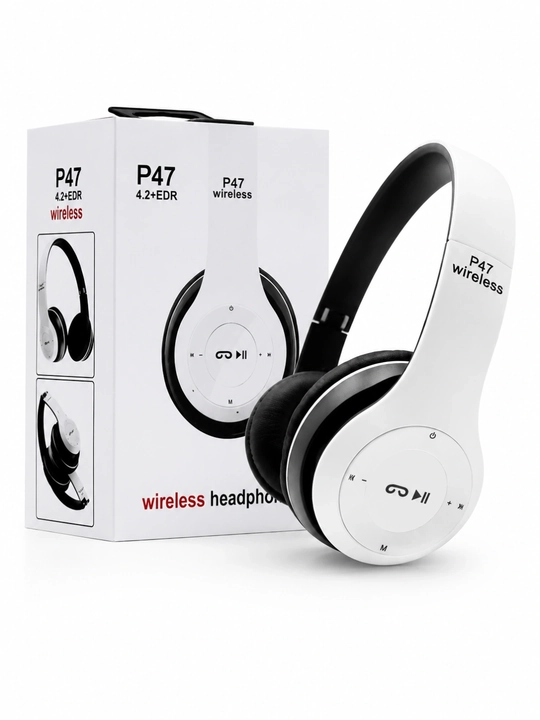 P47 Wireless Bluetooth Quloqchin – Stereo Ovoz, Mikrofon, TF Karta va AUX Ulanish