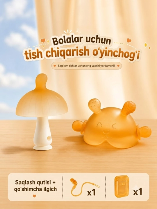 Bolalar uchun oson tish chiqarish o'yinchog'i - 
