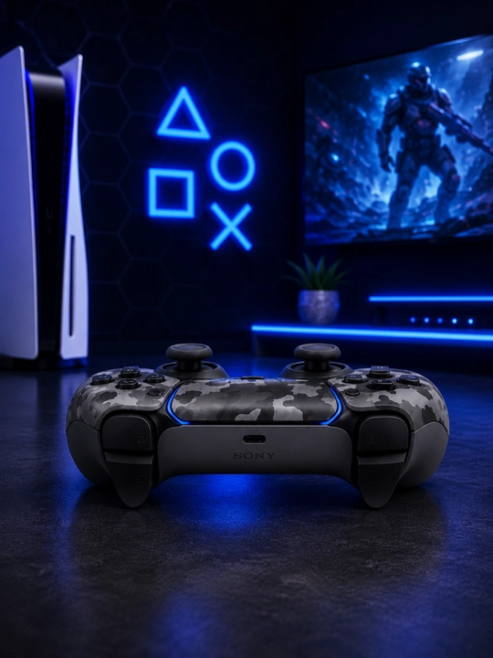 Беспроводной игровой геймпад PlayStation DualSense Camouflage для PS5