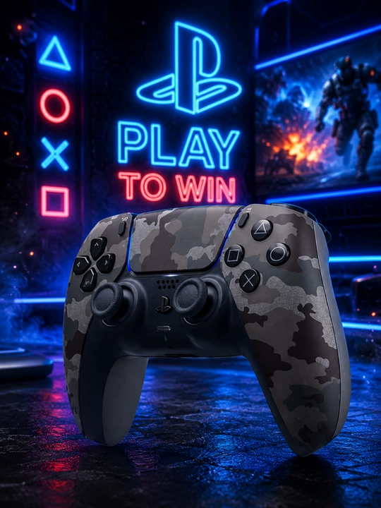 Беспроводной игровой геймпад PlayStation DualSense Camouflage для PS5 - 