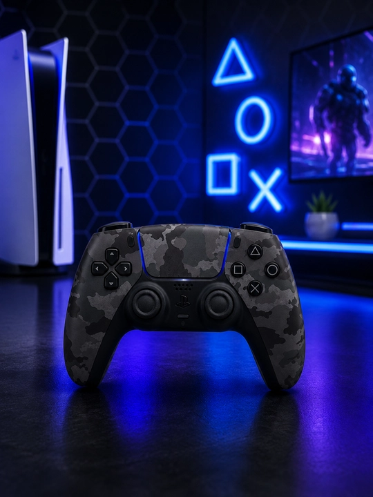 Беспроводной игровой геймпад PlayStation DualSense Camouflage для PS5