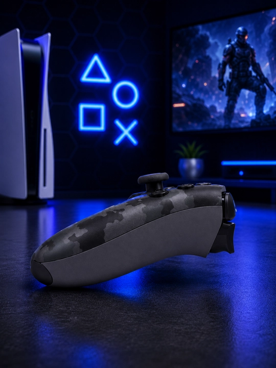 Беспроводной игровой геймпад PlayStation DualSense Camouflage для PS5