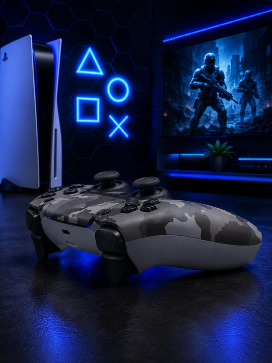 Беспроводной игровой геймпад PlayStation DualSense Camouflage для PS5