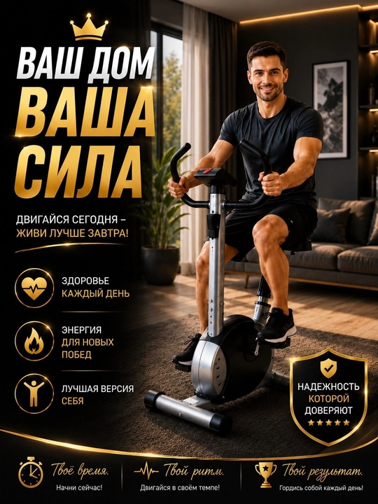 Велотренажер Мини для дома, компактный и портативный, кардиотренажер
