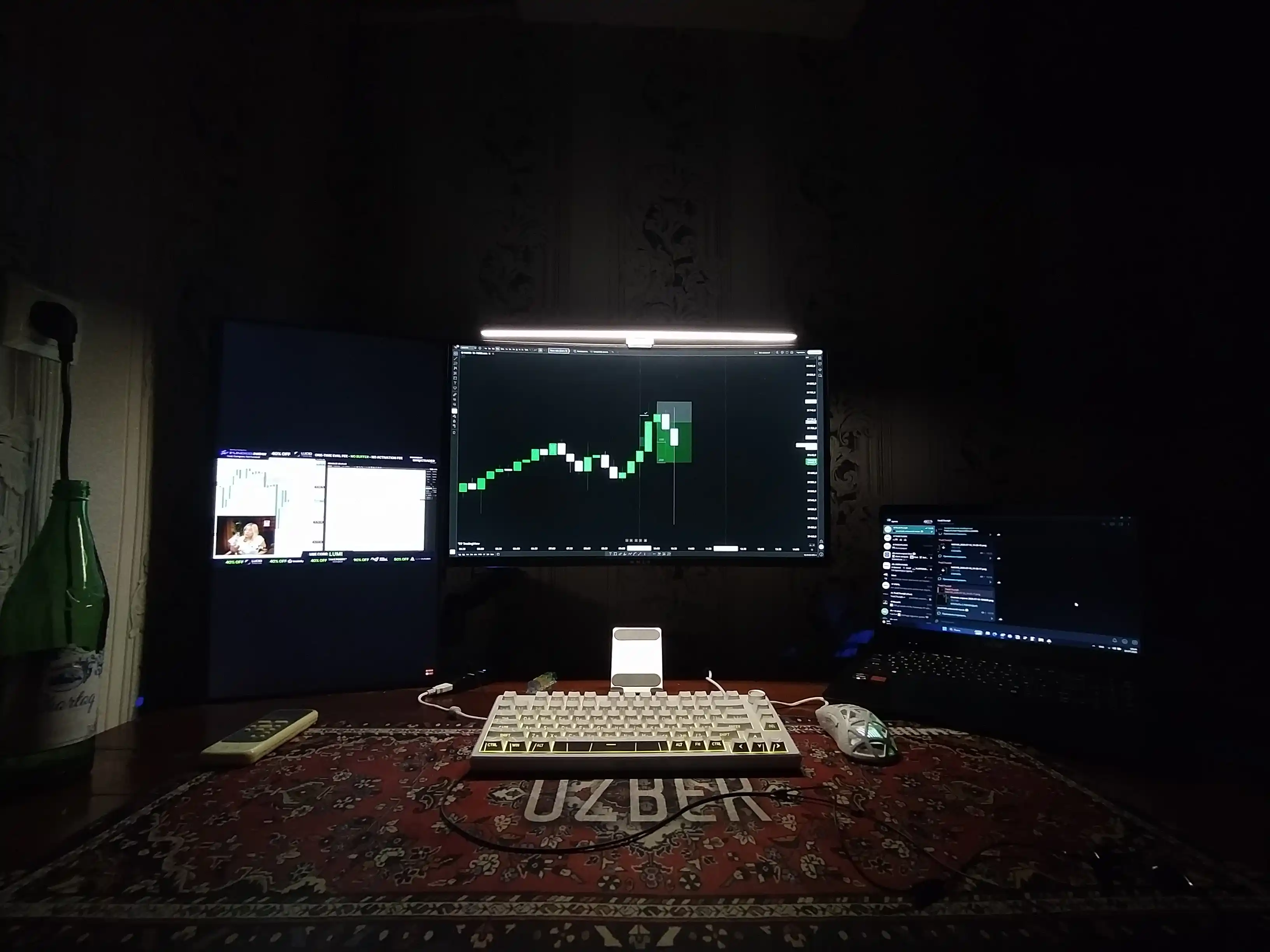 Monitor uchun LED lampa (ScreenBar), noutbuk va kompyuter uchun yoritgich