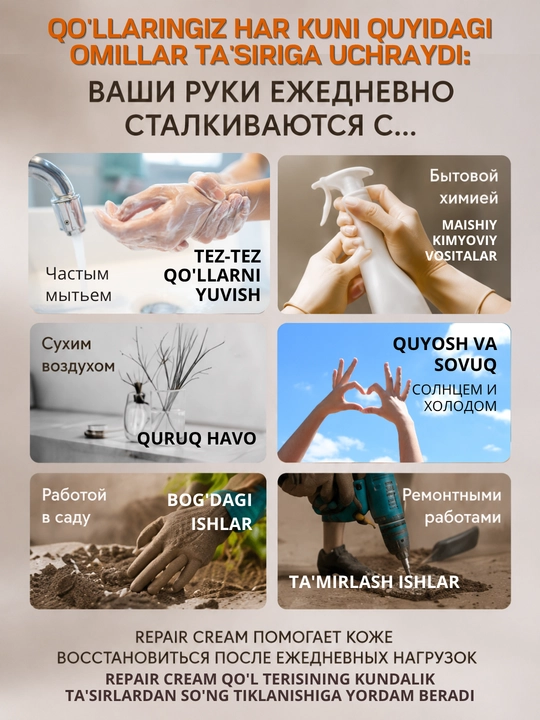 Крем для рук ARAVIA для очень сухой кожи от сухости, трещин, с облепихой, 150 мл