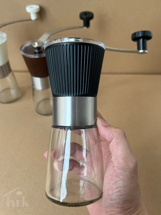 Qahva va ziravorlar uchun mexanik qoʻl qahva maydalagichi, 160 ml