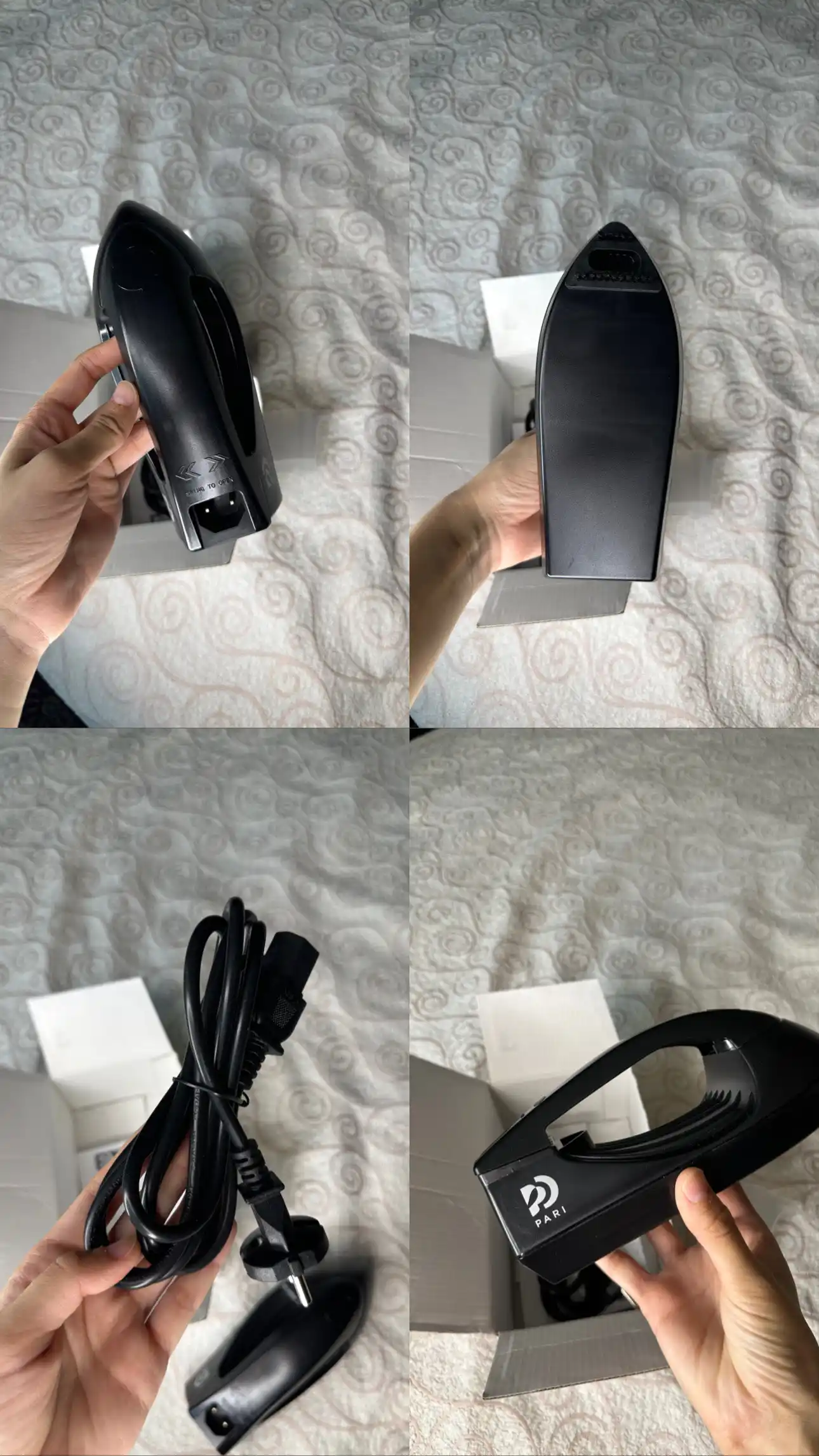 PARI bug‘li dazmol kiyim uchun, portativ model HL-133, 850 W