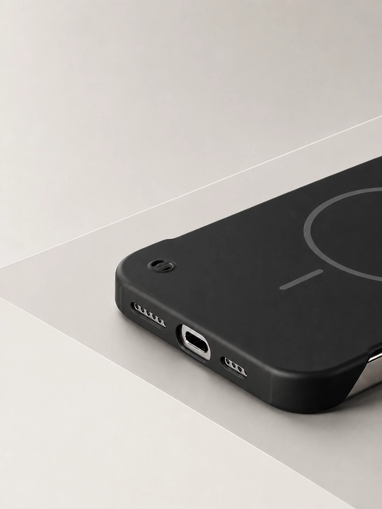 Тонкий и лёгкий матовый MagSafe-чехол, удобный в использовании без рамки, iPhone