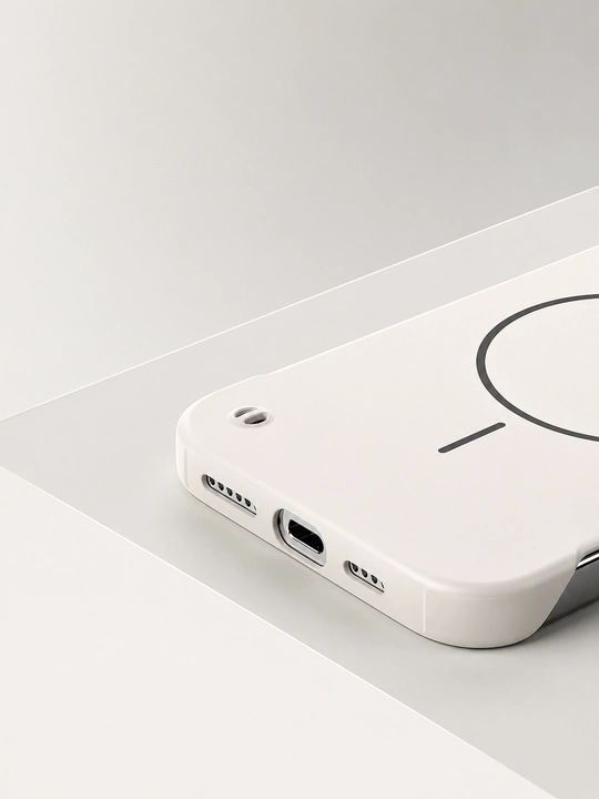 Тонкий и лёгкий матовый MagSafe-чехол, удобный в использовании без рамки, iPhone