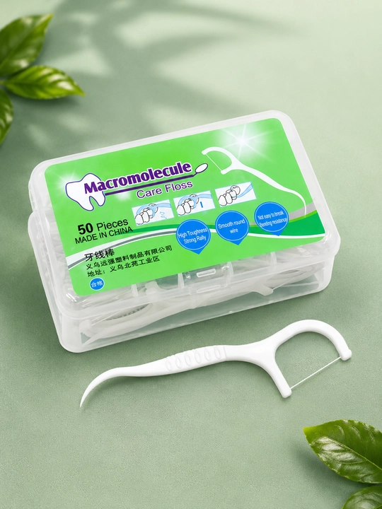 Tish ipi va tish kovlagich flosser, 50 dona, 100 dona, 250 dona