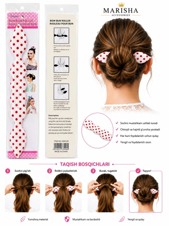 Soch turmagi uchun Bun Maker roligi abadok - 