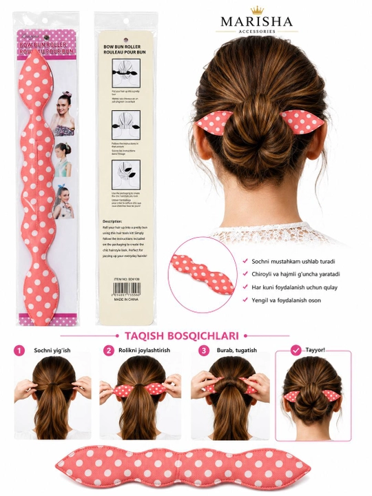 Soch turmagi uchun Bun Maker roligi abadok - 