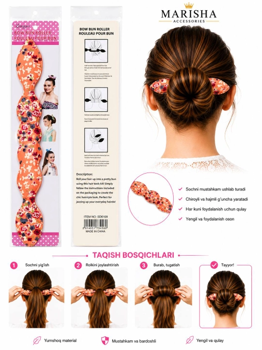 Soch turmagi uchun Bun Maker roligi abadok - 