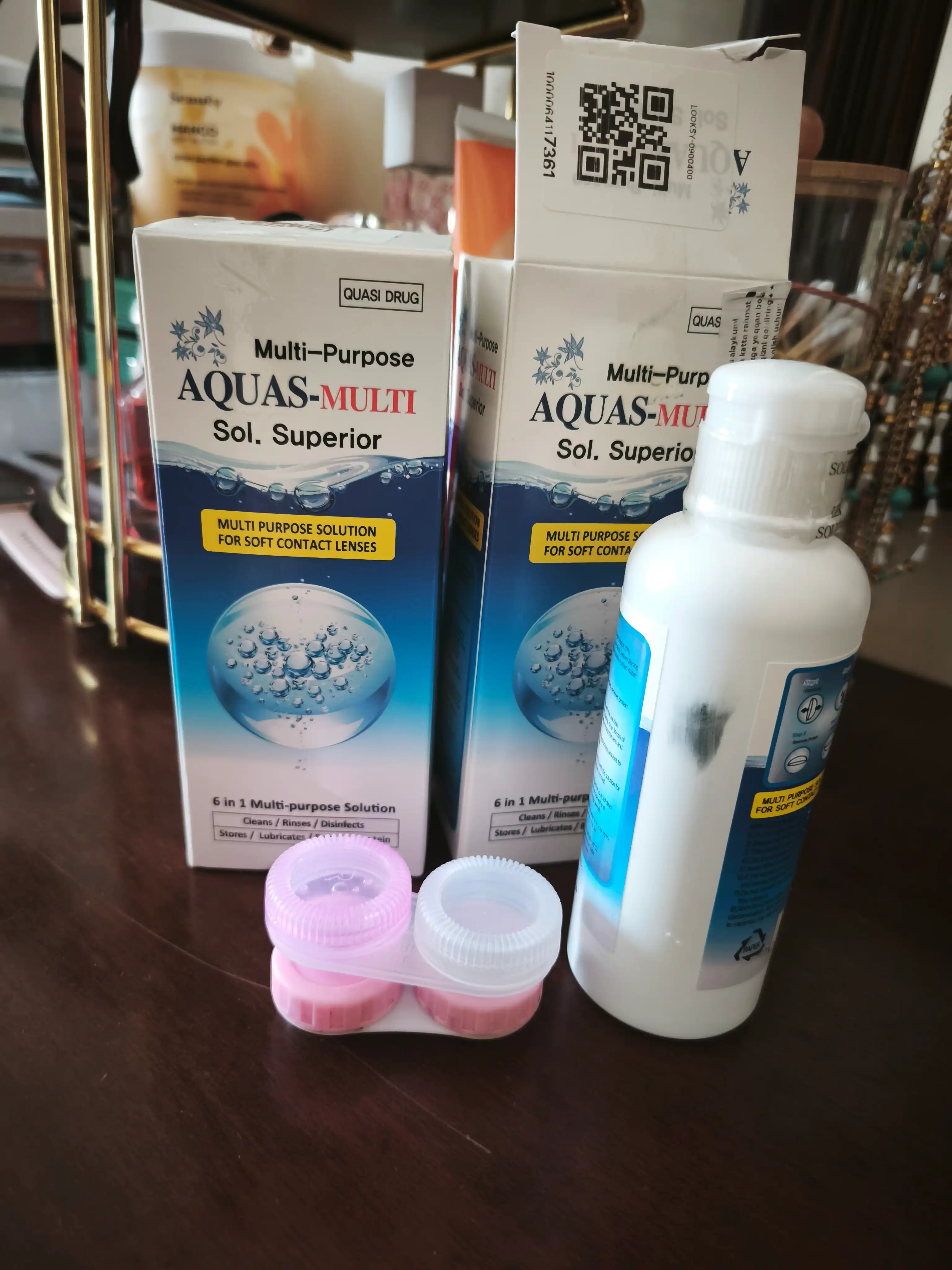 Раствор воды для контактных линз Aqua Clear, 150 мл