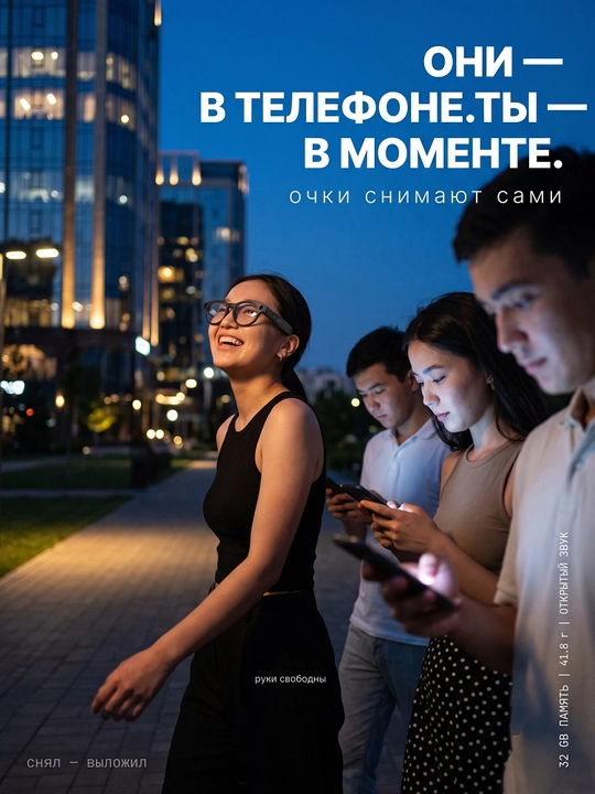 Kamera bilan smart ko‘zoynak - 1080P · 8 MP, AI funksiyalari, CY05, smart ko‘zoynak
