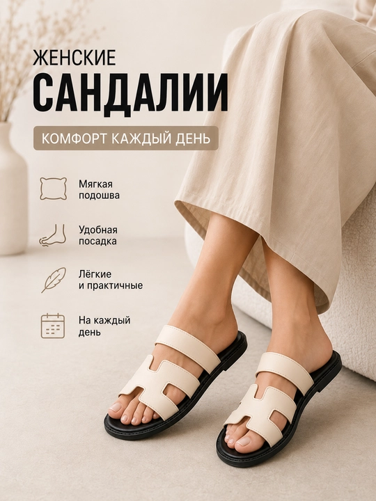 Шлепанцы для женщин и девочек, HERMES