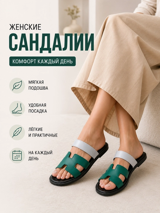 Шлепанцы для женщин и девочек, HERMES
