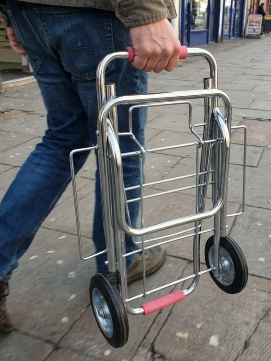 G‘ildirakli buklama aravacha, mustahkam, 50, 60 kg gacha yuk ko‘tara oladi - 