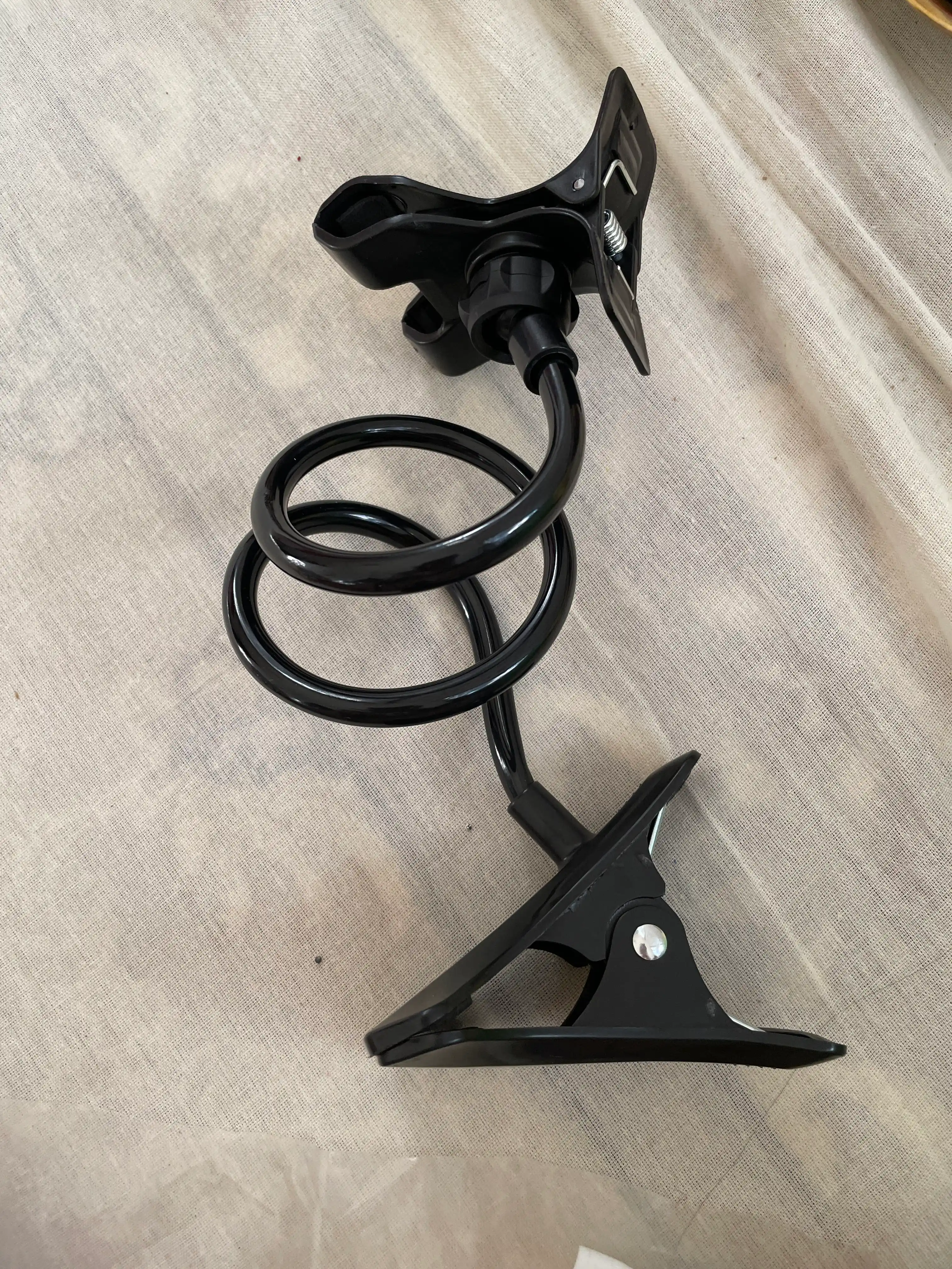 Prujinali metall, plastik telefon uchun 360 darajali qisqichli tutqich, 50 sm