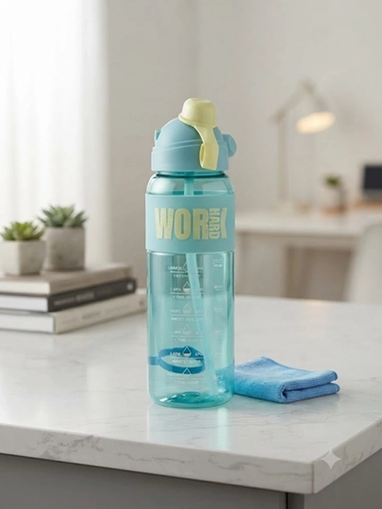 Bolalar uchun akril suv idishi, 750 ml, 23 sm — Bolalar uchun qulay va zamonaviy suvdon - 