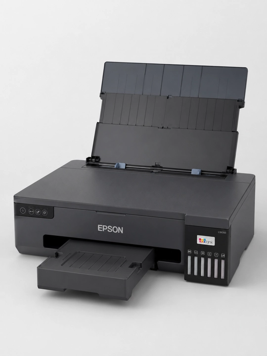 Epson EcoTank L18050 — фотопринтер A3+, 6 цветов, Wi-Fi, фотопечать, CD/DVD и ID-карта