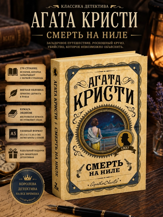 Смерть на Ниле, Агата Кристи - 